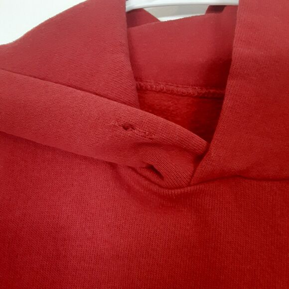 Vtg Y2k 2000s Red Russell Athletic Ohio State Buckeyes University Hoodie Men's M - Picture 4 of 10